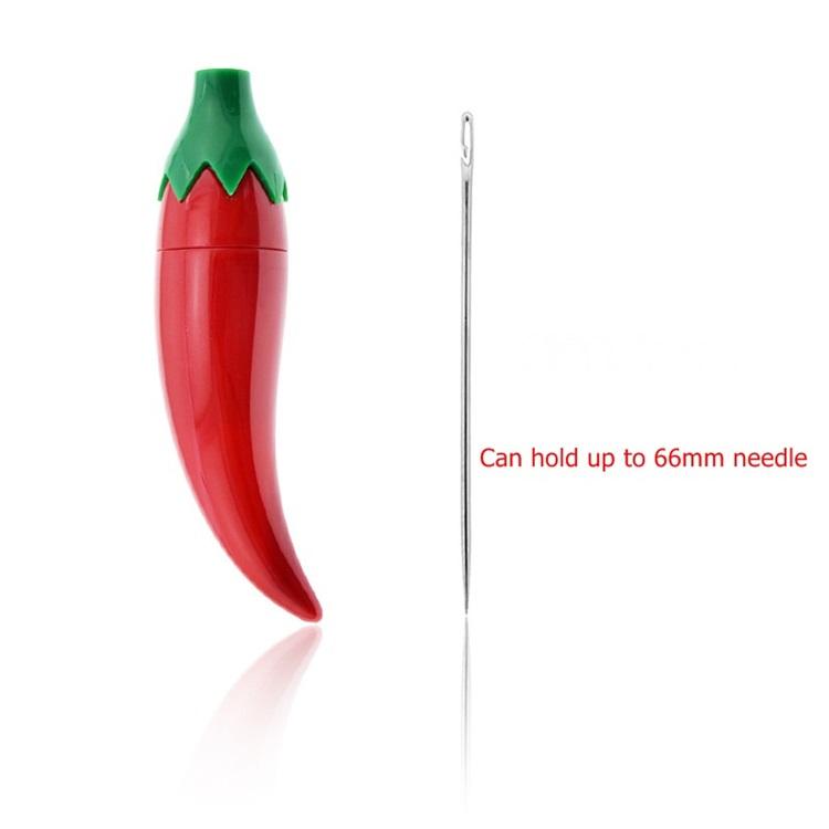 Chili Pepper Sewing Needle Toothpick Holder Case