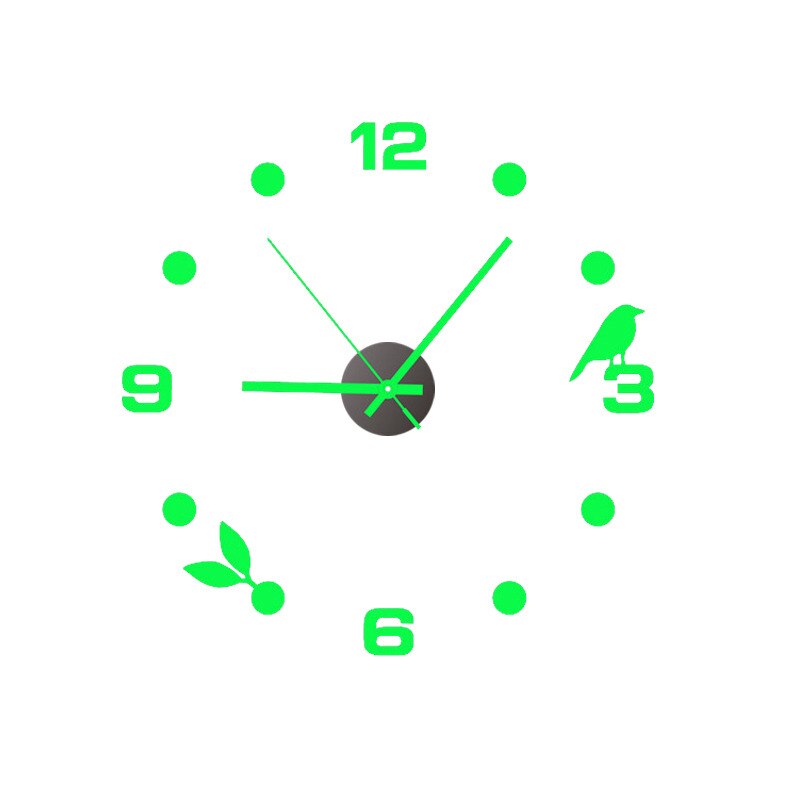 3D Luminous Silent Wall Clock - UTILITY5STORE