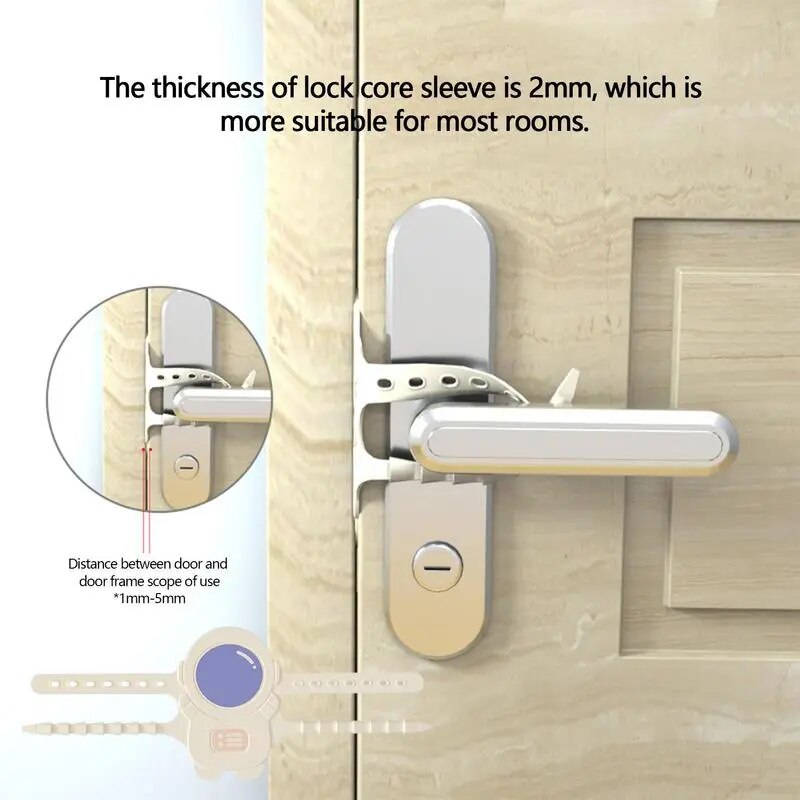 Silent Shield Noise Reduction Door Lock Cover