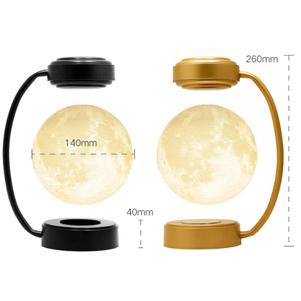 3D Magnetic Levitating Moon Night Lamp - UTILITY5STORE