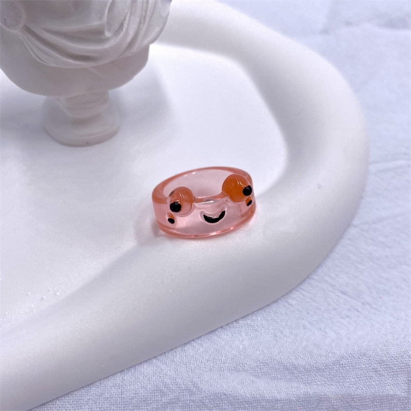 Smiling Frog Kids Ring