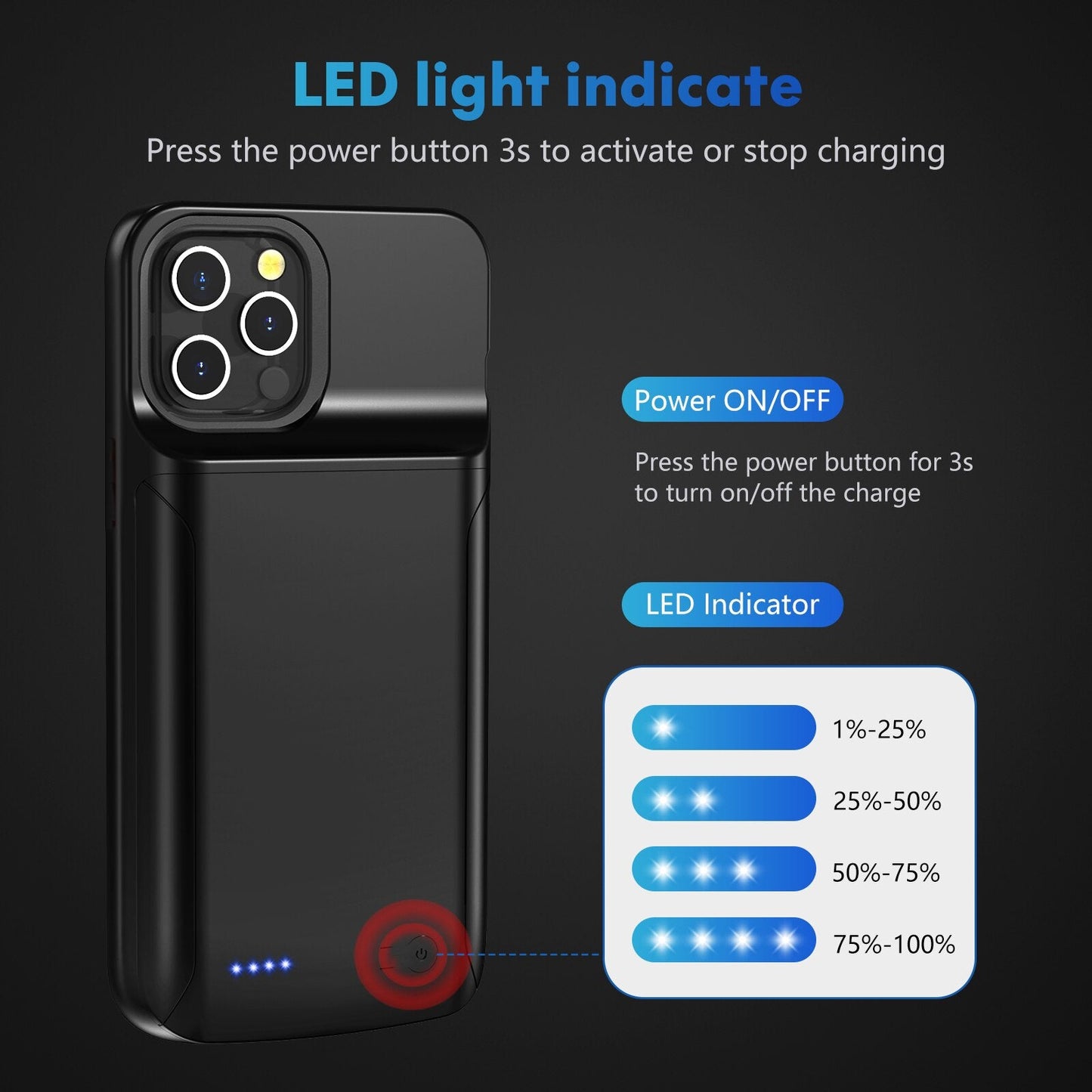 Power Bank Charging Armor Phone Case