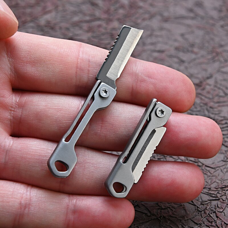 Pocket Size Stainless Steel Foldable Camping Knife