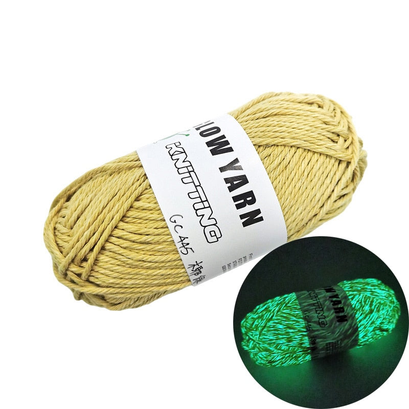 Sparkle Glow Luminous Knitting Yarn