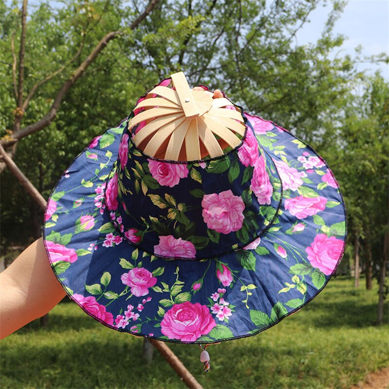 Cute Bamboo Folding Summer Cap