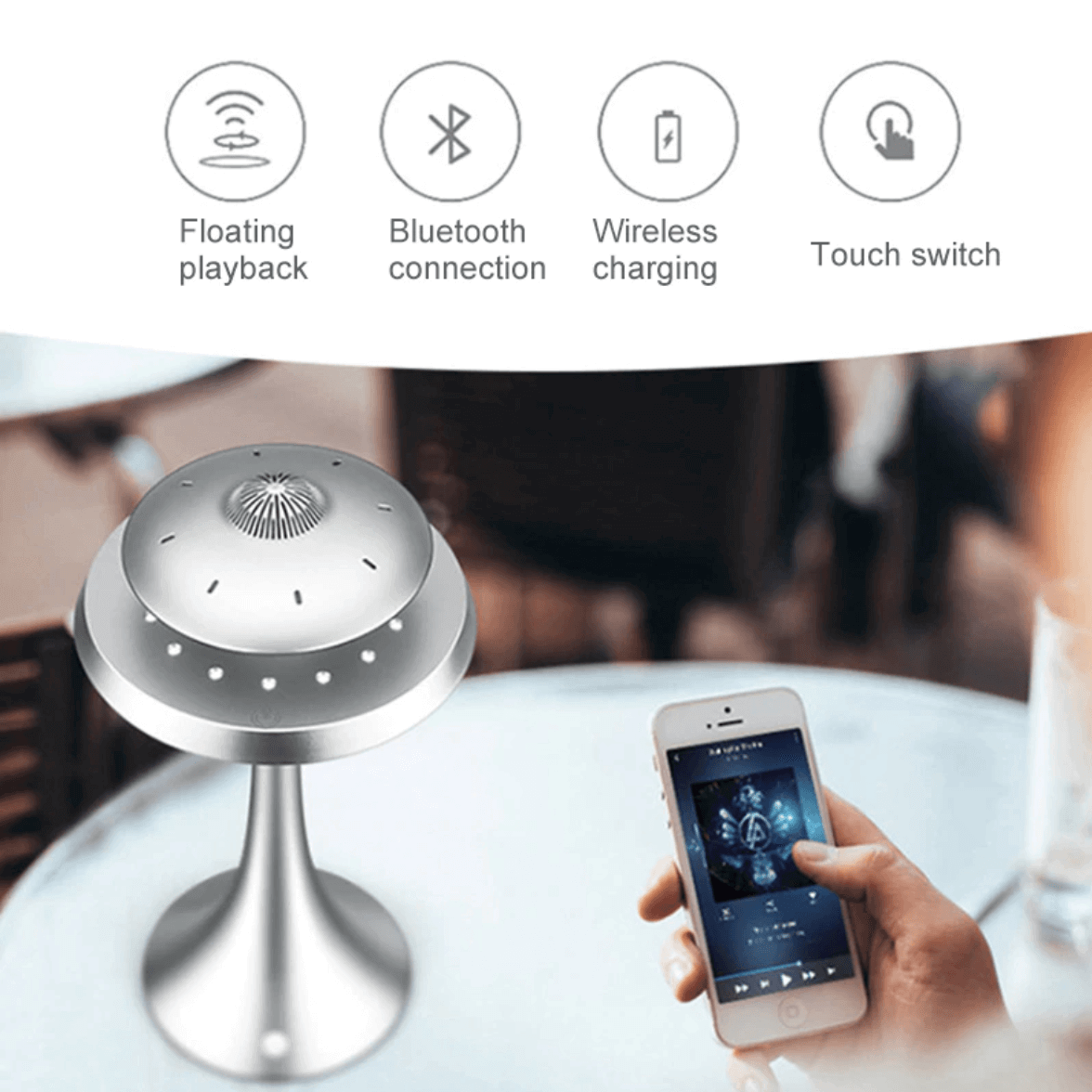 Levitating Magnetic UFO Wireless Speaker