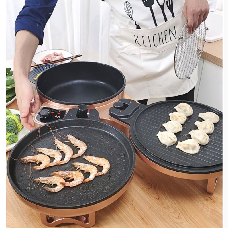 Multifunctional Double-sided Electric Baking Pan