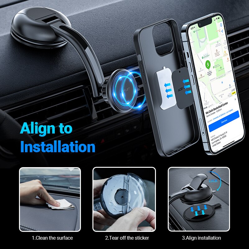 Premium Air Vent Magnetic Universal Phone Holder