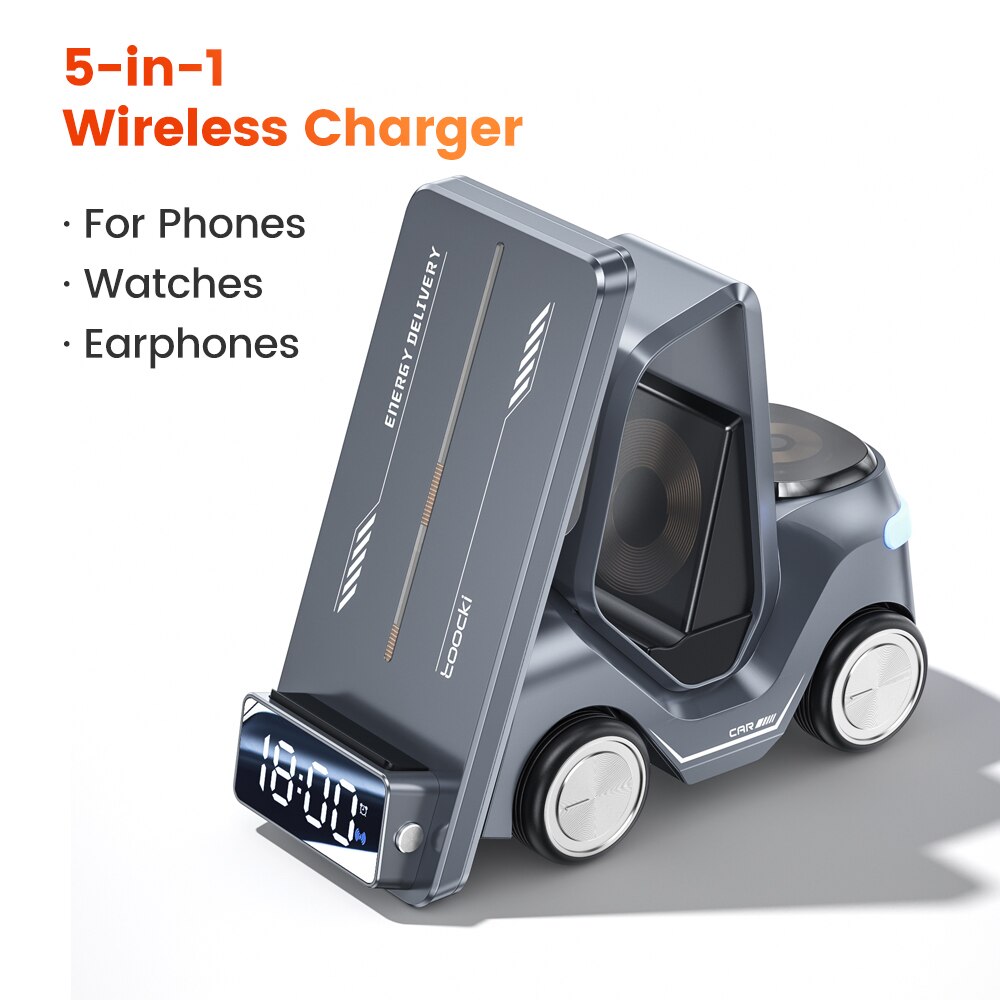 5in1 Multi-Device Forklift Wireless Charging Station