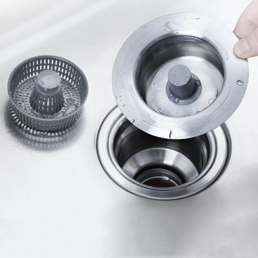 Clean Sink Stainless Steel Odor-Control Strainer