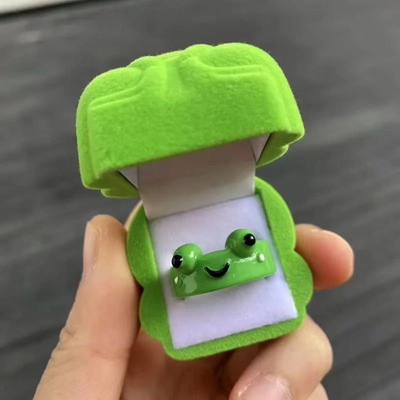 Smiling Frog Kids Ring