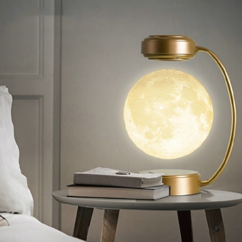 3D Magnetic Levitating Moon Night Lamp - UTILITY5STORE