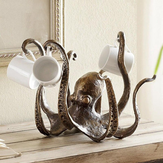 Octopus Resin Decorative Mug Holder