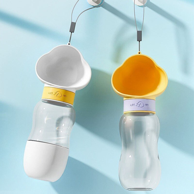 2in1 Smart Pet Portable Water Bottle Feeder - UTILITY5STORE
