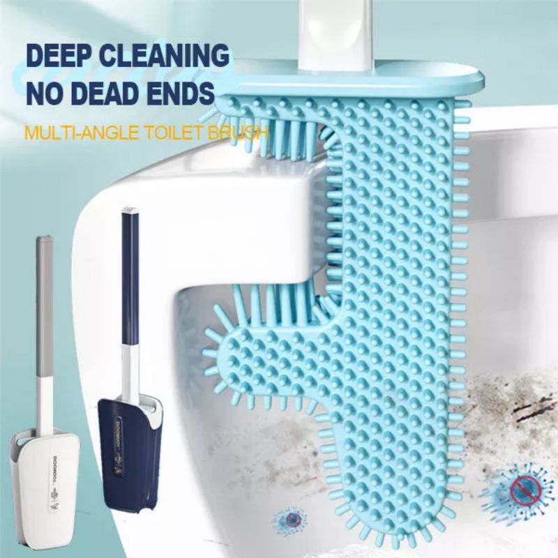 Deep Clean Flexible Leakproof Toilet Brush