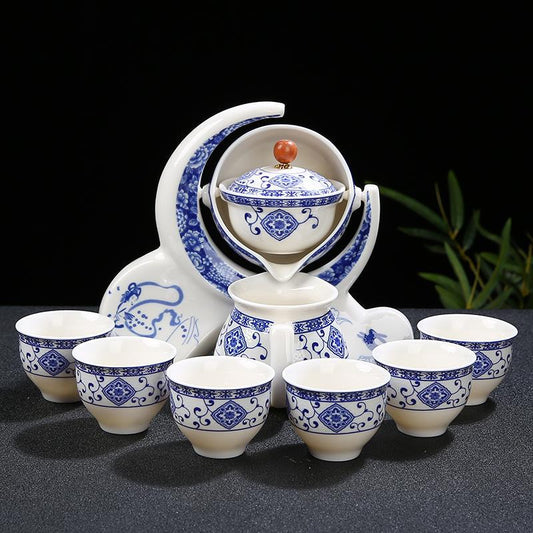 Ceramic Charm Far East Style Semi-Automatic Teapot