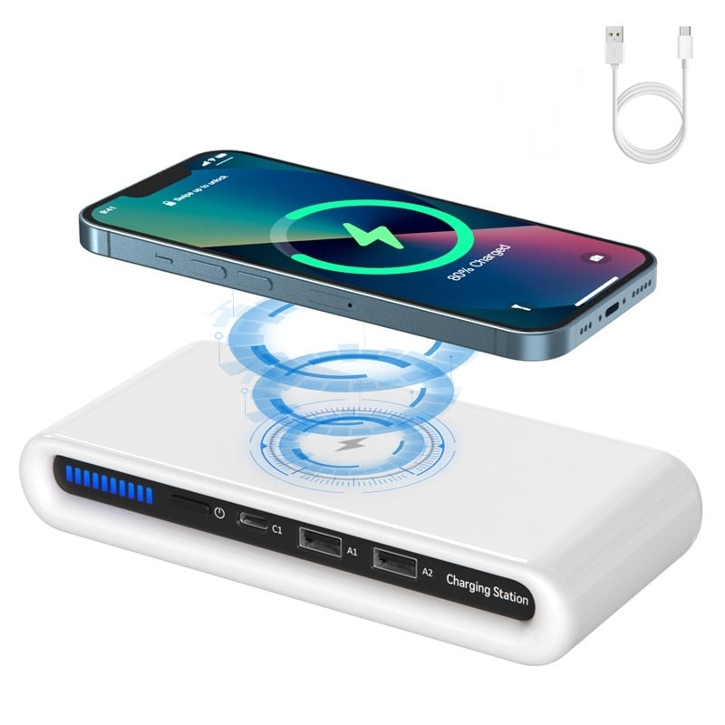 4in1 Smart Wireless Charging Station - UTILITY5STORE