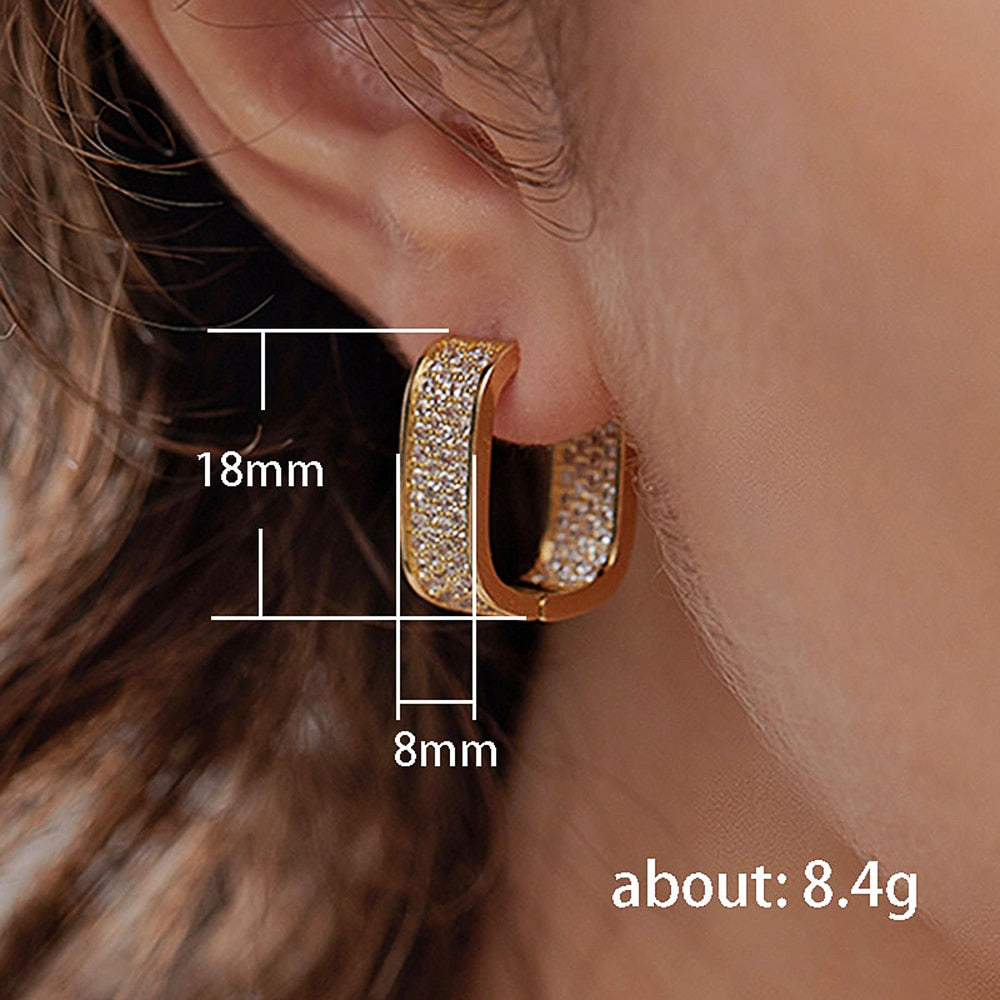 Korean Style Elegant Hoop Earrings - UTILITY5STORE
