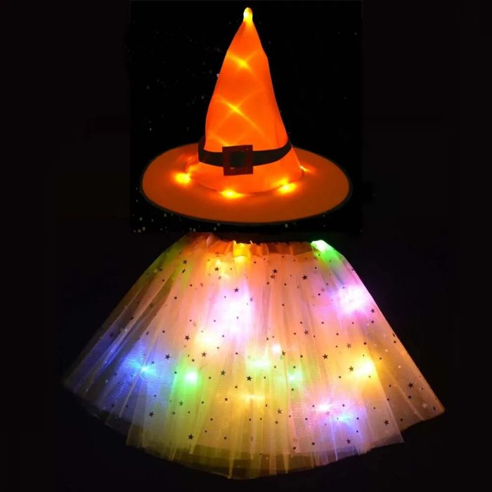 Glow Witch Luminous Kids Costume