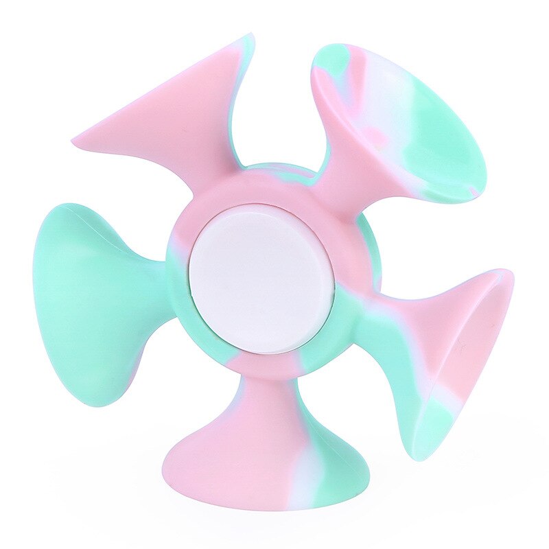 Anti-stress Silicone Colorful Hand Spinner