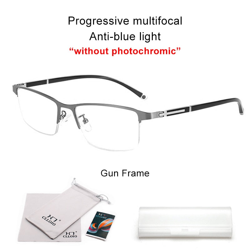 Progressive Multifocal  Anti-Blue Light Glasses