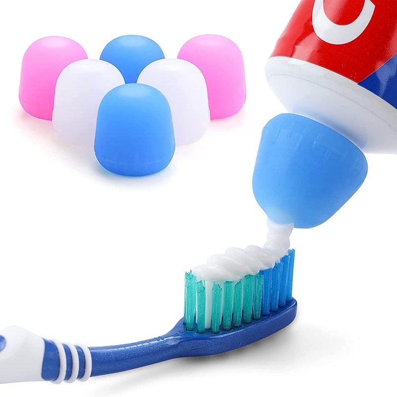 4pcs Anti-Waste Self-Closing Reusable Toothpaste Caps