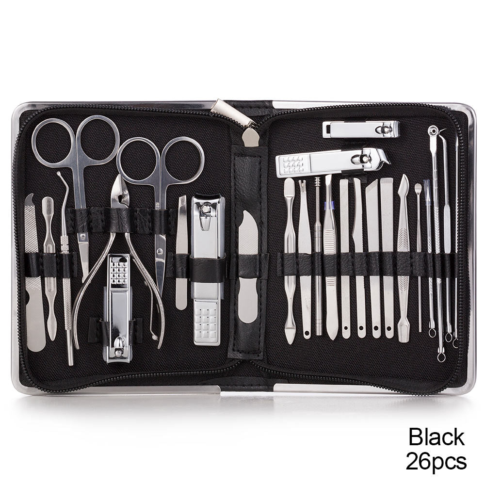 Easy Carry All-in-One Stainless Steel Manicure Set