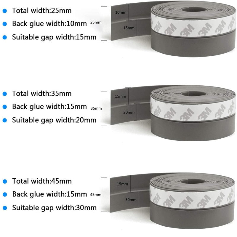 Seal Tight Self-Adhesive Door Bottom Strip