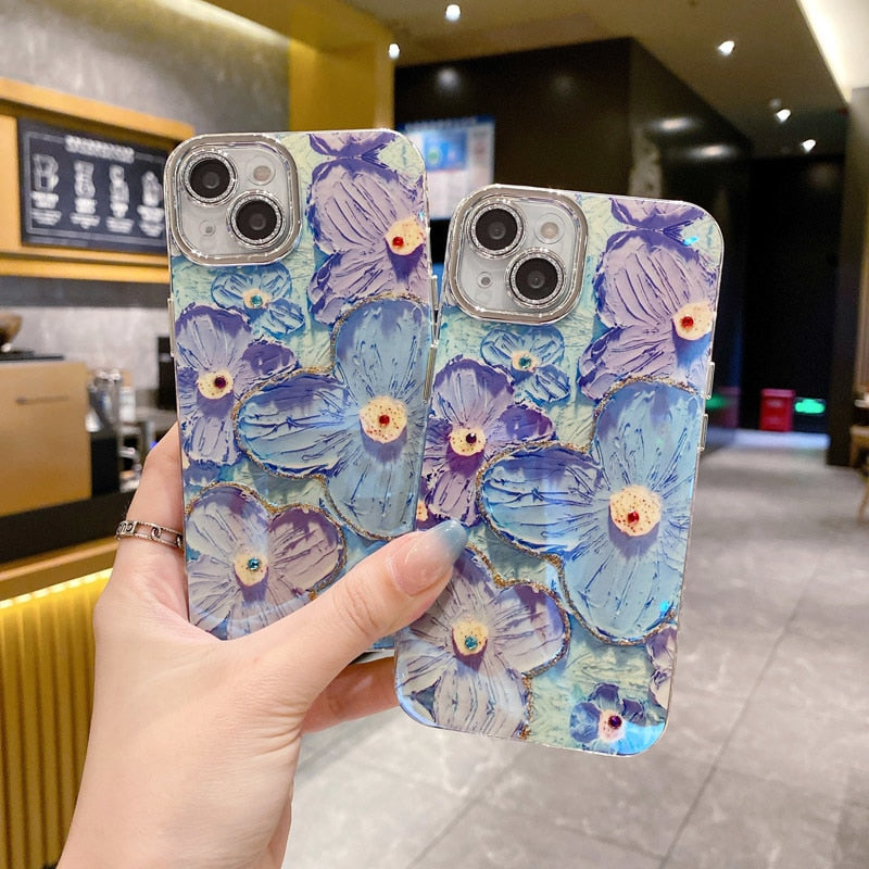 Flower Glow Soft Shockproof iPhone Case - UTILITY5STORE