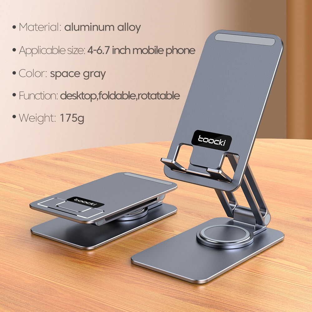 Universal Easy Fold Rotating Smartphone Holder