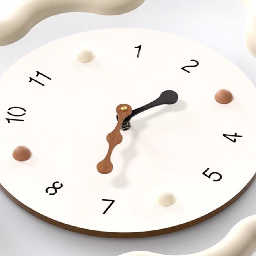 Sleepy Cloud Silent Wall Clock