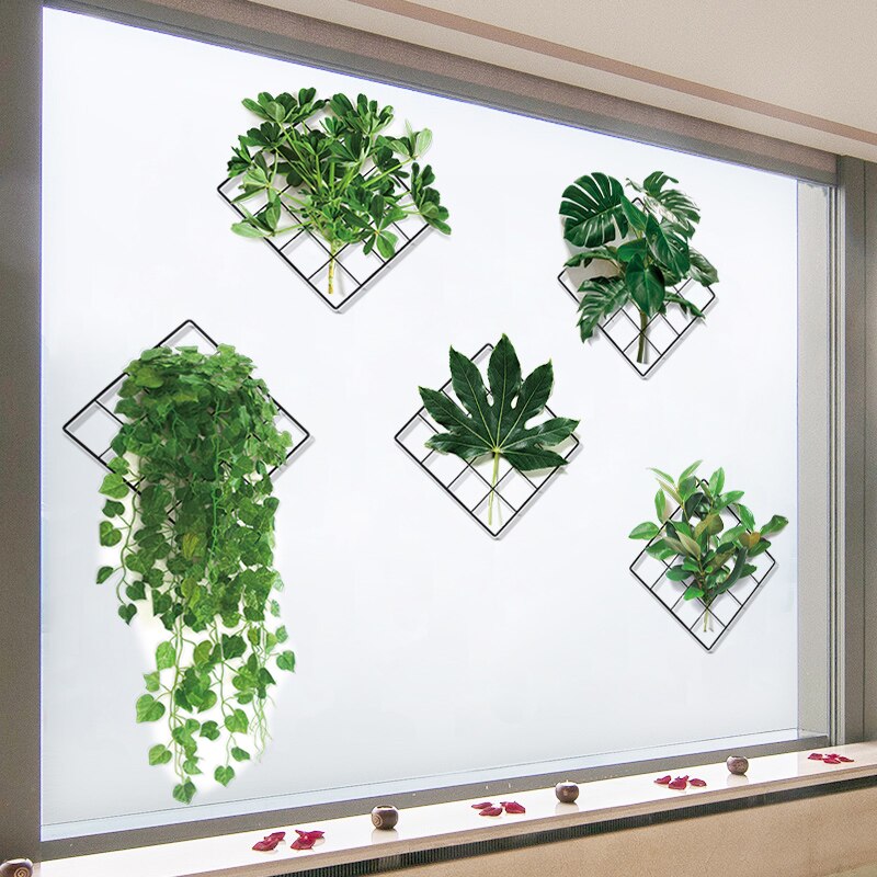 3D Nature Wind Green Plant Wall Sticker - UTILITY5STORE