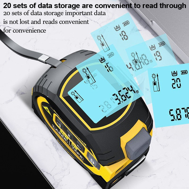 3in1 Ultimate Pro Laser Smart Tape Measure - UTILITY5STORE