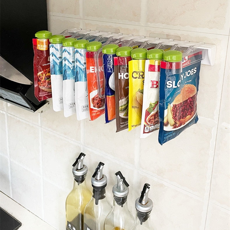 Wall-Mounted Hang Around Seasoning Station Rack