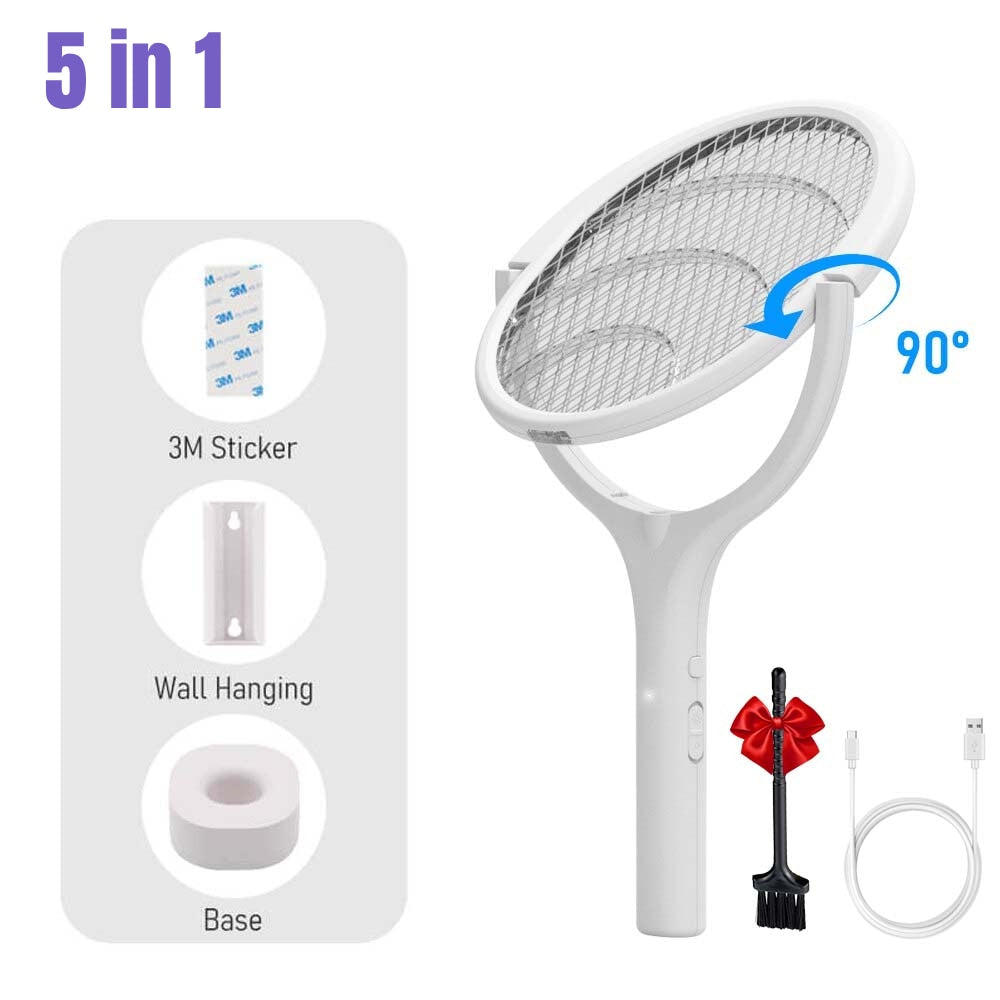 6in1 Rotatable Electric Mosquito Zapper