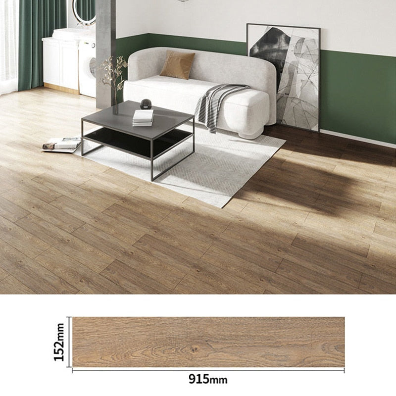 Modern Wood Grain PVC Self-Adhesive Floor Sticker