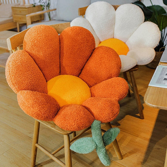 Golden Blossom Sunflower Soft Seat Cushion