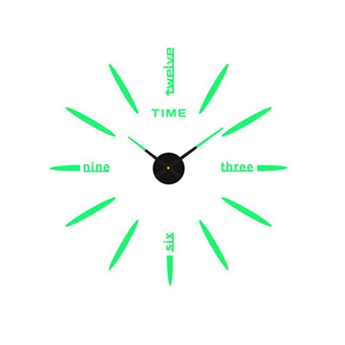 3D Luminous Silent Wall Clock - UTILITY5STORE