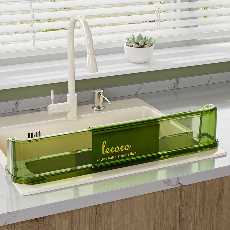 Splash-Proof Telescopic Sink Storage Rack