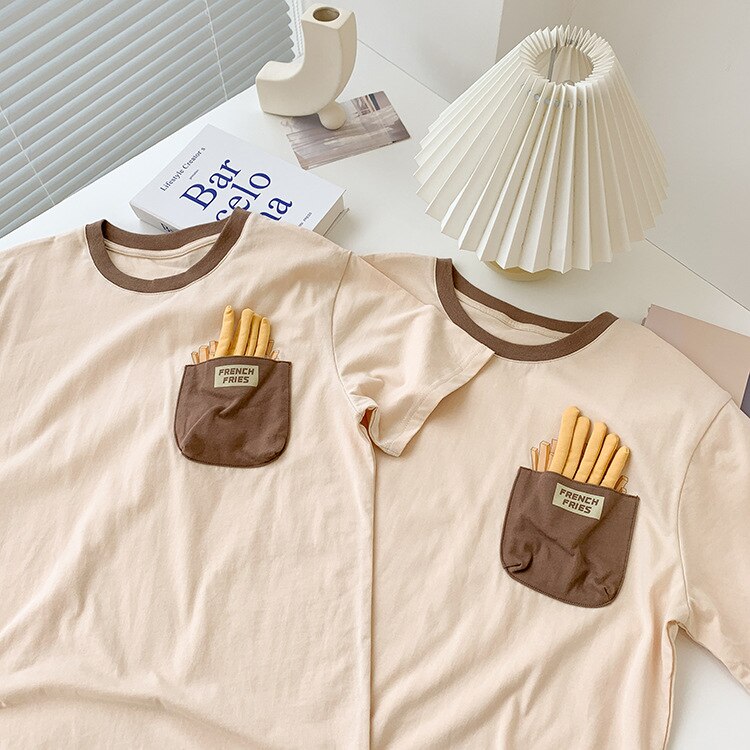 Crispy French Fries Cotton T-Shirt