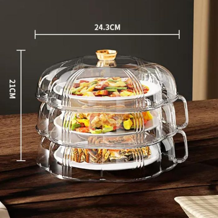 Heat Protector Stackable Food Cover