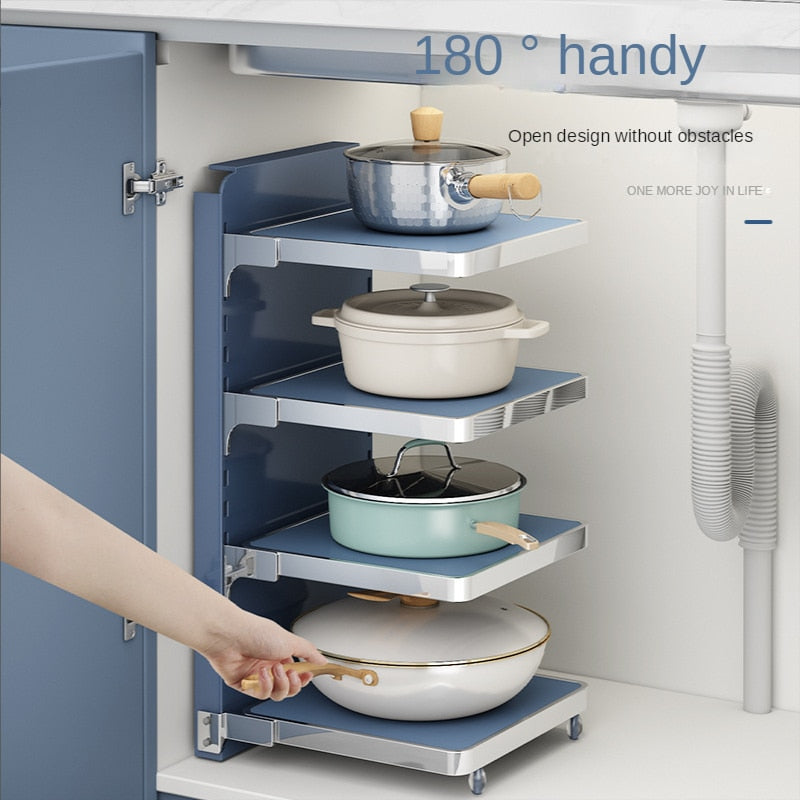 Multi-Layer Smart Sorter Kitchen Storage Rack