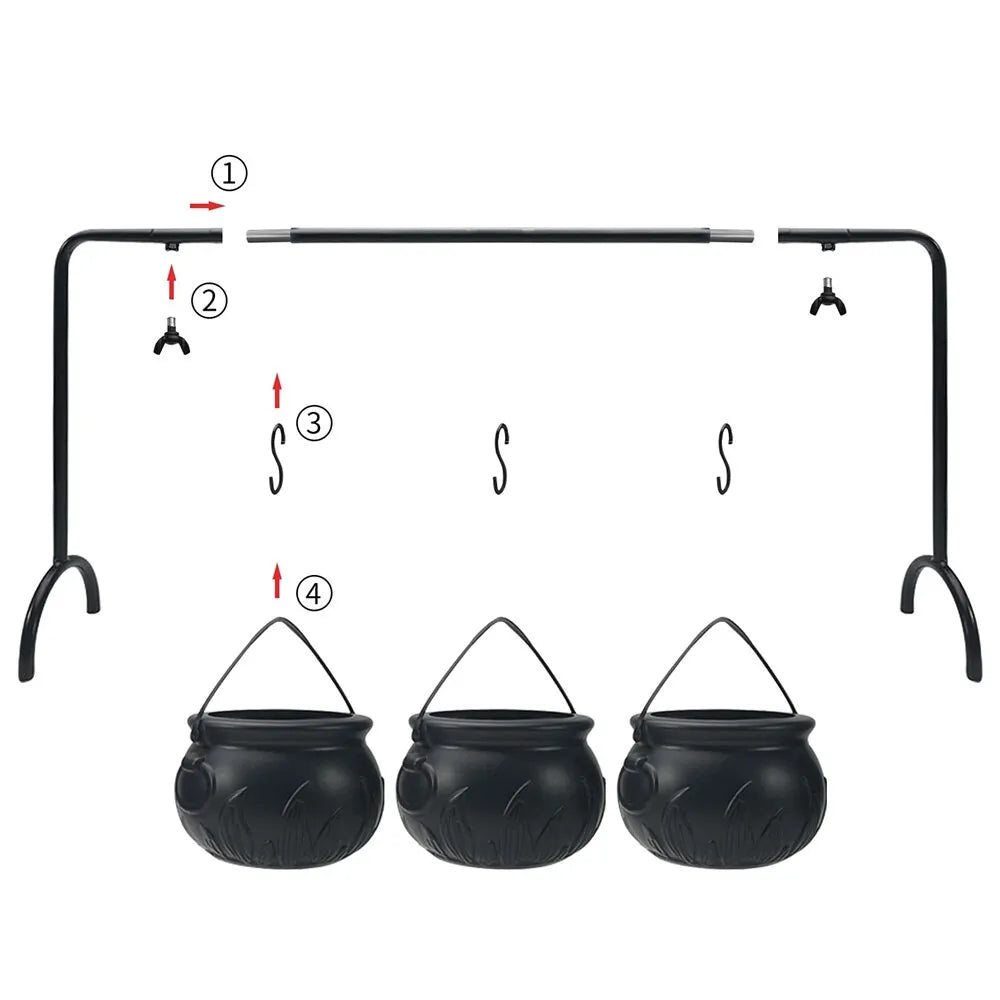 Witch Serving Station Trio Candy Bowls - UTILITY5STORE