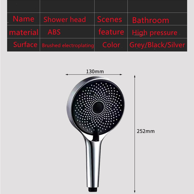Galaxy Adjustable Large Shower Head