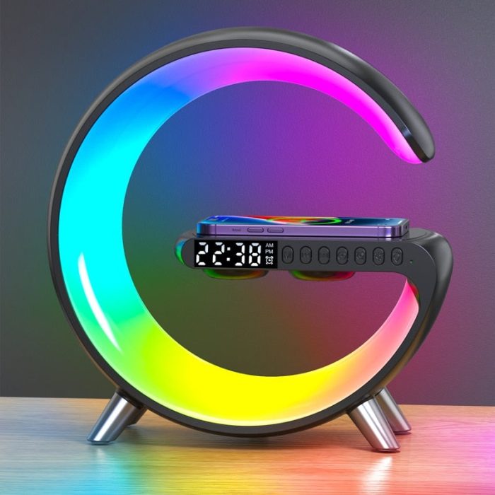 Smart Aurora Wireless Charger Bluetooth Speaker