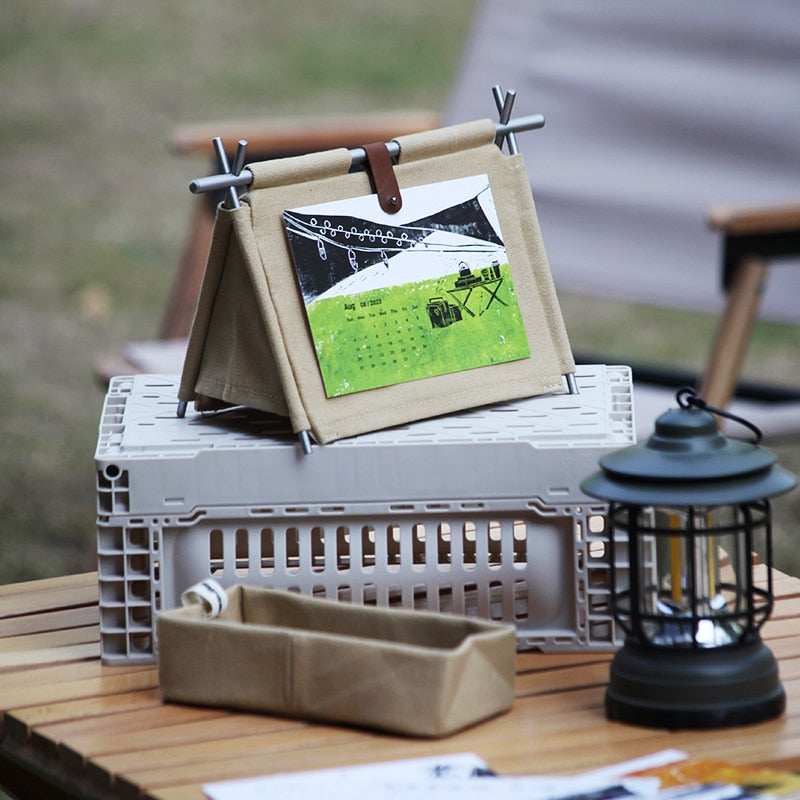 Camping Dreams Tent Desk Calendar