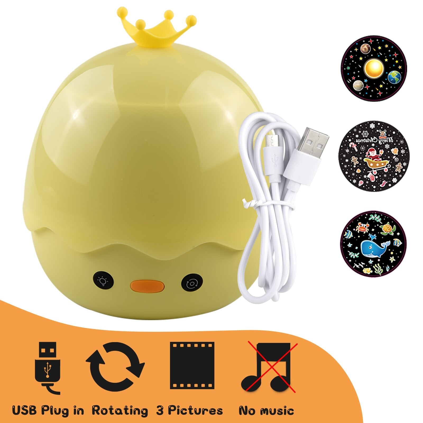 Rotating Deer Music Star Projector Night Lamp - UTILITY5STORE