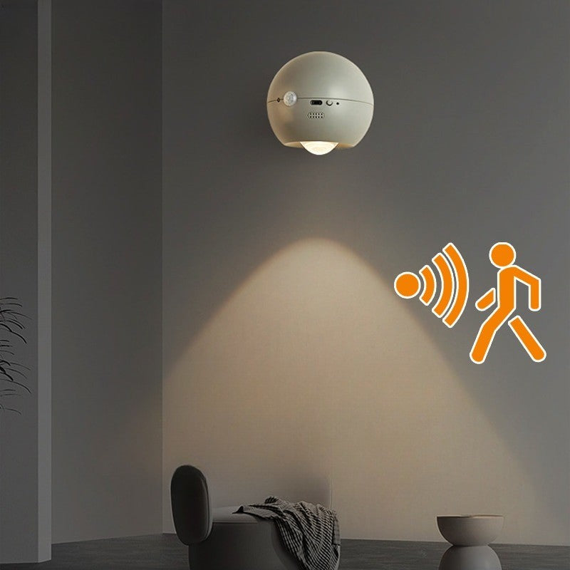 Eye Project Motion Sensor Rechargeable Wall Lamp