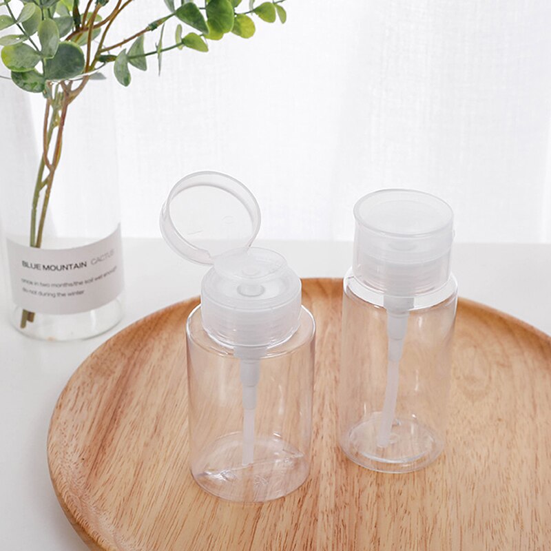 Transparent  Refillable Cosmetic Storage Travel Bottle