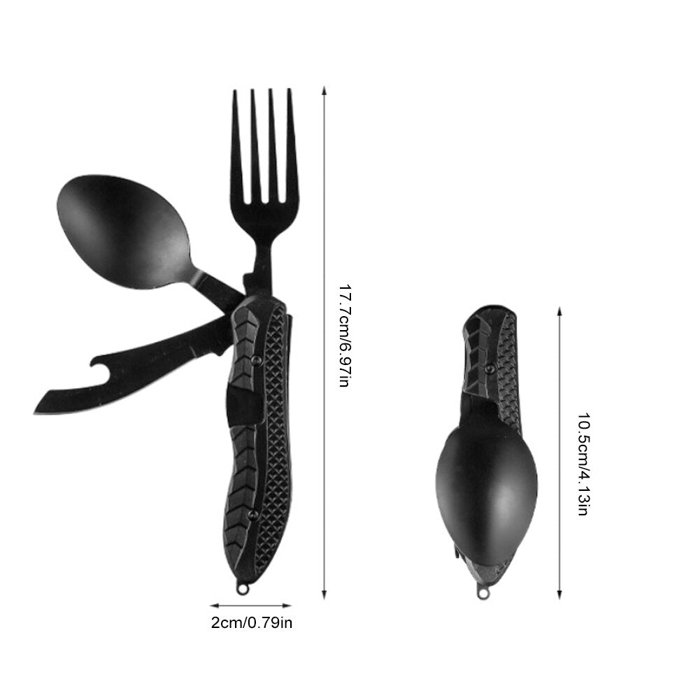 4in1 Easy Cary Travel Cutlery Tool - UTILITY5STORE